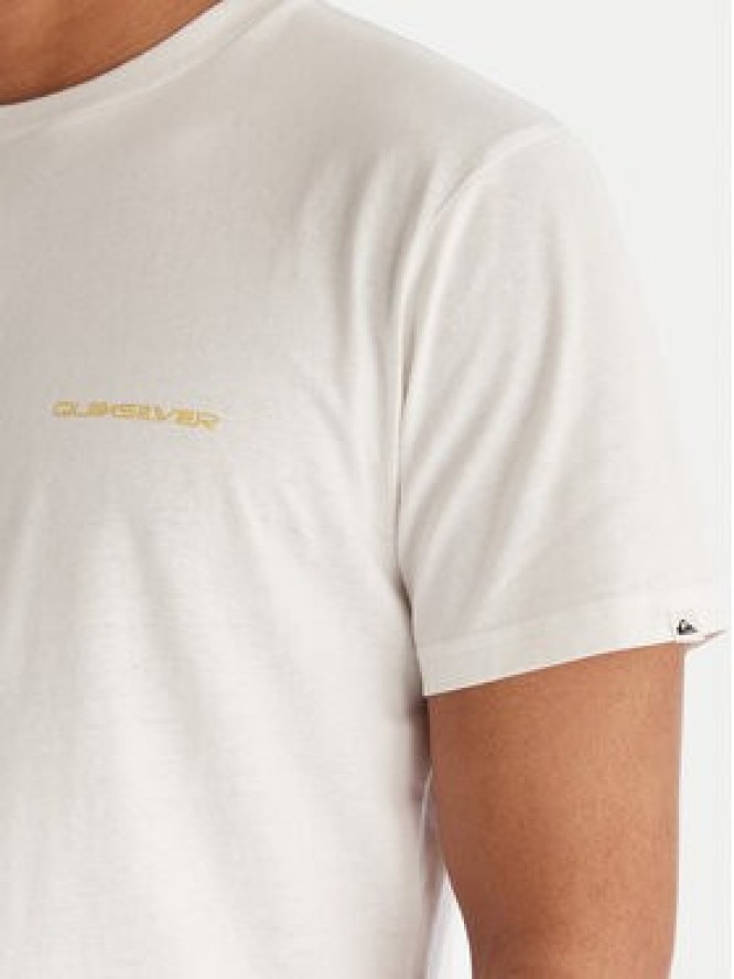 Quiksilver T-Shirt Ev Desert Waves EQYZT08183 Biały Regular Fit
