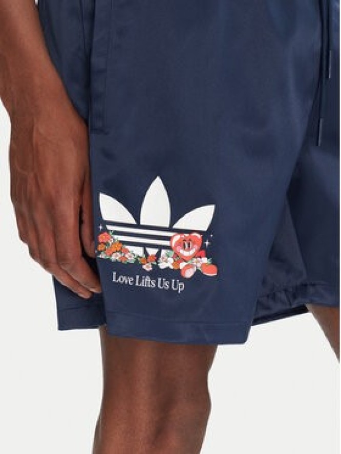 adidas Szorty sportowe Q2 Made By Nelson Sprinter JD0719 Granatowy Regular Fit