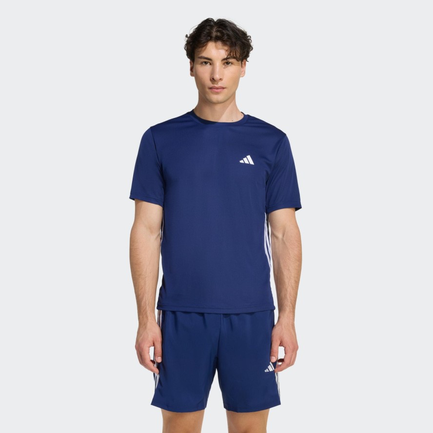 KOSZULKA WORKOUT ESSENTIALS BASE 3-STRIPES