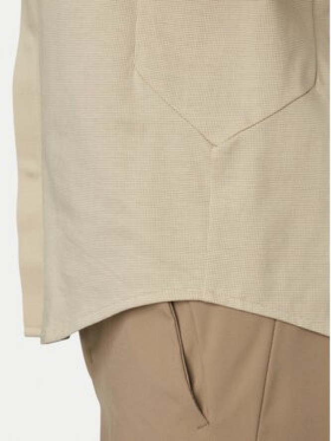 BOSS Koszula Excurse S 50554450 Beżowy jasny Regular Fit