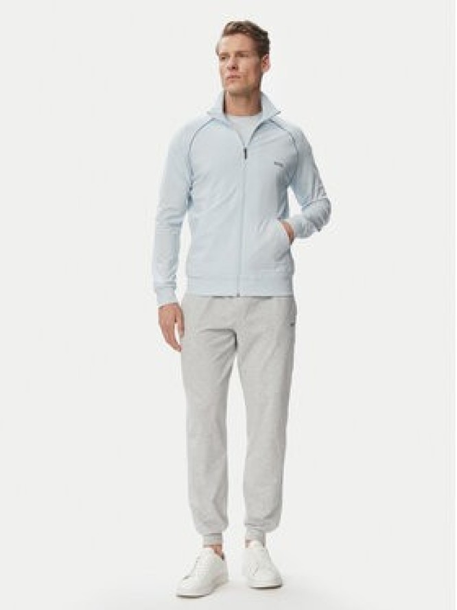 BOSS Bluza Mix&Match 50515307 Niebieski jasny Regular Fit