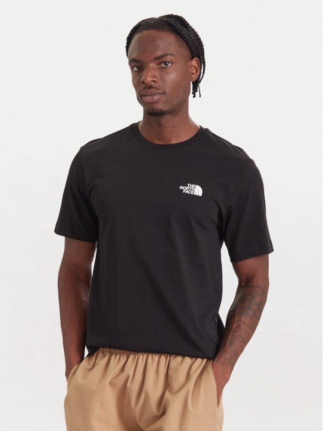 The North Face T-Shirt NSE Box Raku Horse Infill NF0A8EGU Czarny Regular Fit