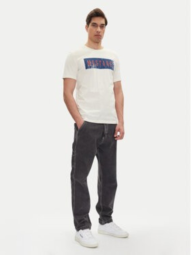 Mustang T-Shirt Austin 1016274 Biały Regular Fit