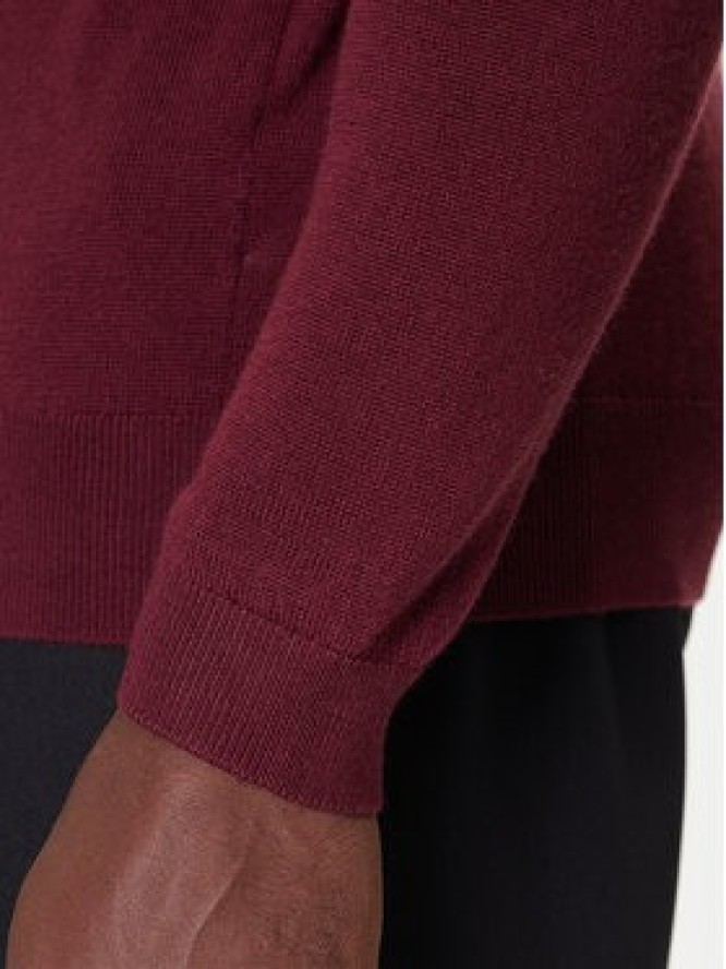 KARL LAGERFELD Sweter 655000 554399 Bordowy Slim Fit
