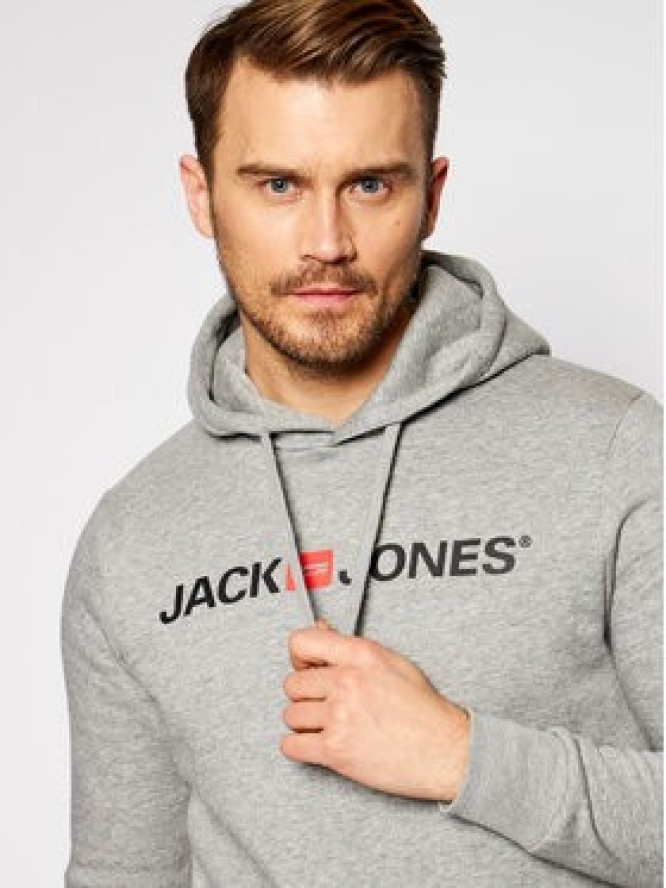 Jack & Jones Bluza Corp Old Logo 12137054 Szary Regular Fit
