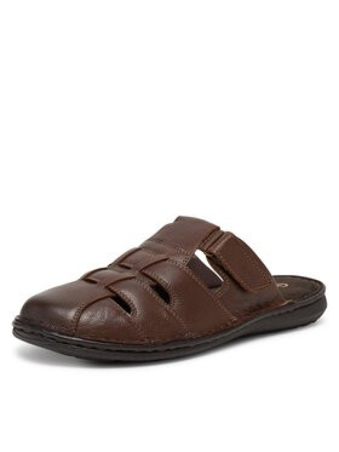 Go Soft Klapki PORTO-01 MI18 Brązowy