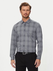 Boss Koszula Liam 50521641 Szary Regular Fit