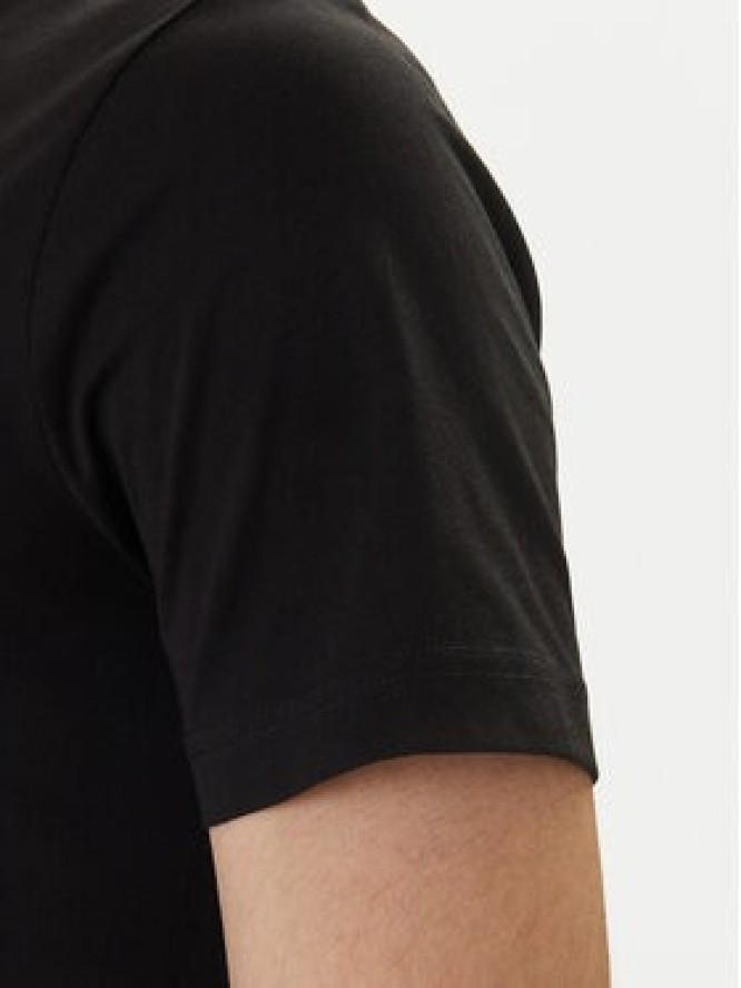 EA7 Emporio Armani T-Shirt 7M001412 AF22264 MC004 Czarny Regular Fit