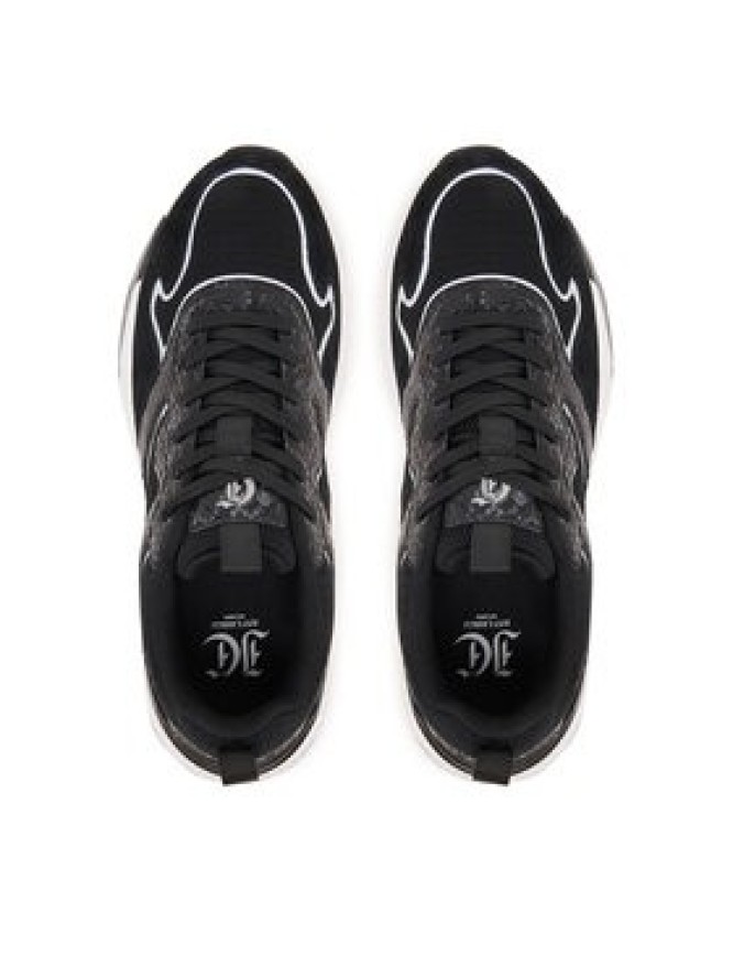 Just Cavalli Sneakersy Fondo Nevada Dis 2 79QA3SD1 ZSD37 Czarny