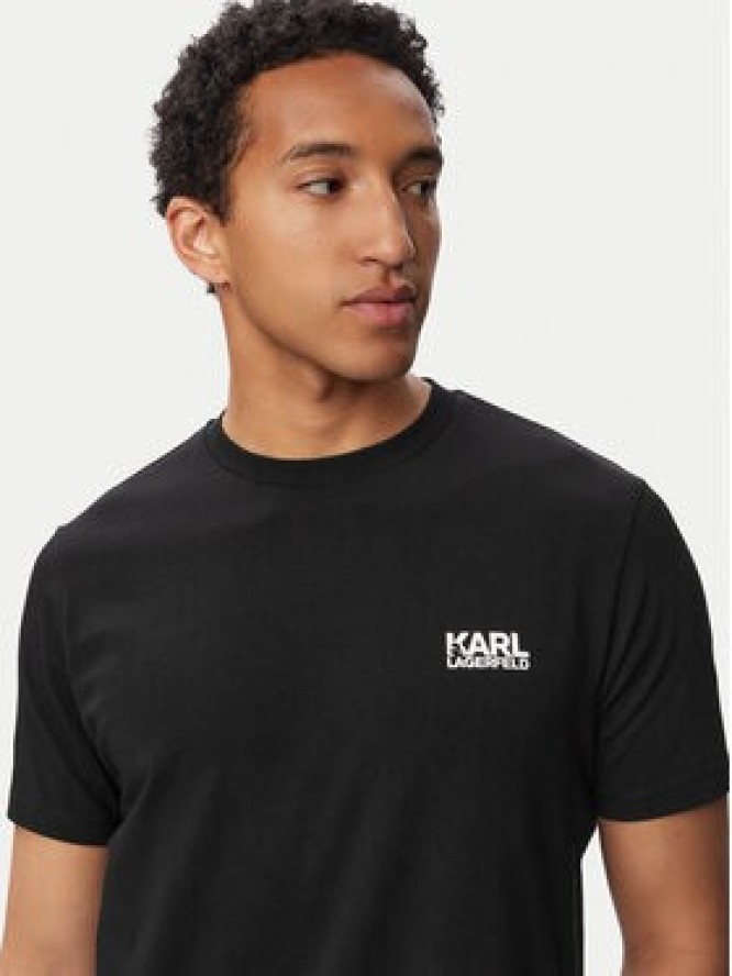 KARL LAGERFELD T-Shirt 755781 563235 Czarny Regular Fit