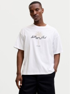 Jack & Jones T-Shirt Eterna 12295526 Biały Regular Fit