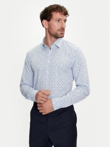 Calvin Klein Koszula K10K113168 Niebieski Slim Fit