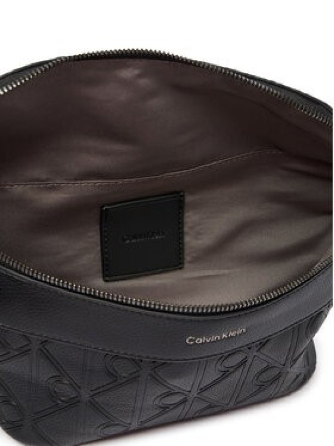 Calvin Klein Nerka Emblem Aop Deboss Waistbag LV04D3564G Czarny