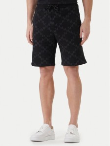 KARL LAGERFELD Szorty sportowe 705076 562952 Czarny Regular Fit