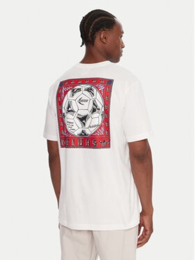 adidas T-Shirt Graphic JX3094 Biały Regular Fit