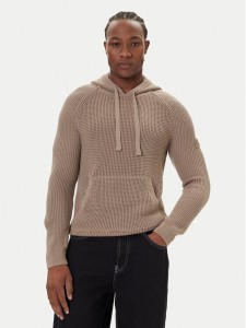 JOOP! Jeans Sweter 15 JJK-18Harrio 30049660 Beżowy Modern Fit