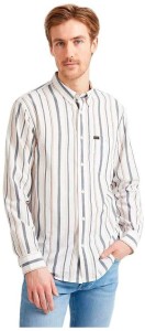 LEE RIVETED SHIRT MĘSKA KOSZULA RELAXED FIT NAVY L66ITI35 112116461