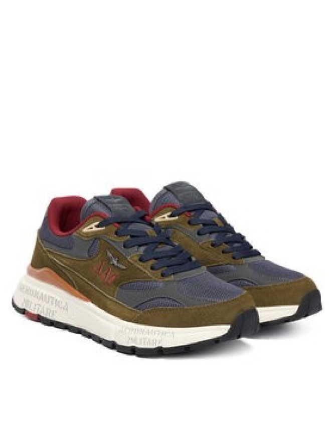 Aeronautica Militare Sneakersy 252SC0318UCT04248 Zielony