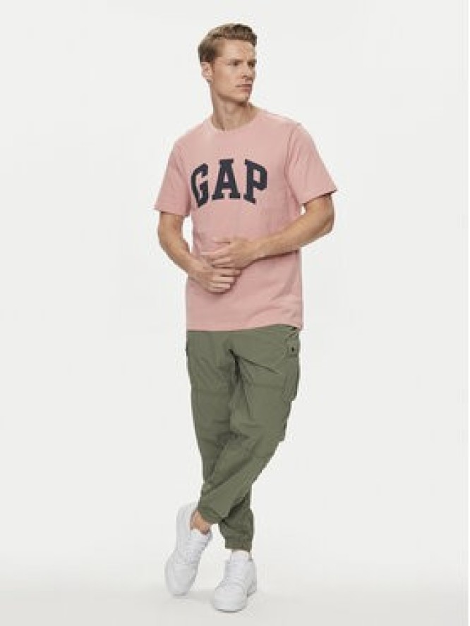 Gap Spodnie materiałowe 487058-01 Zielony Relaxed Fit