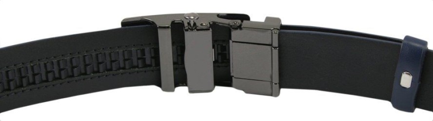 Pasek Automatyczny - Skóra Naturalna - His Story - Granatowy