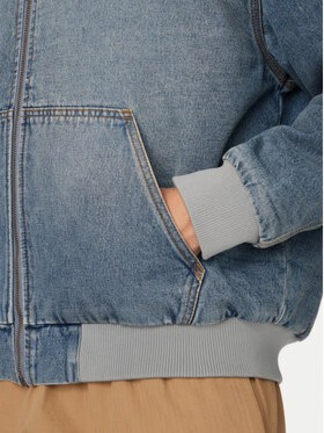 adidas Kurtka jeansowa KE0131 Niebieski Loose Fit