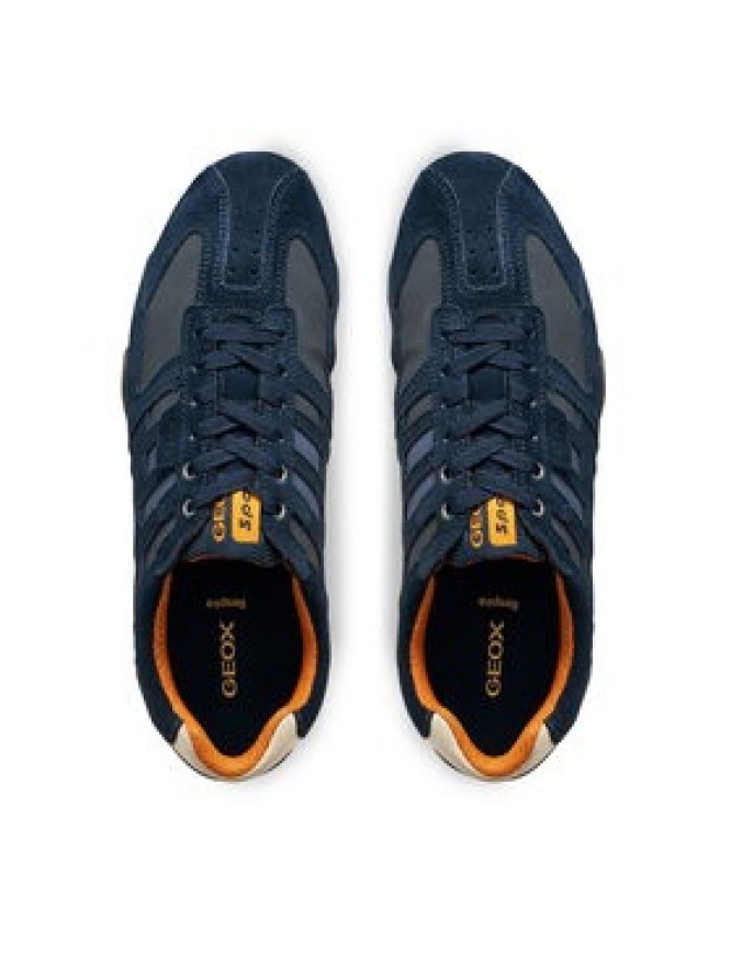 Geox Sneakersy Uomo Snake U4207K 022EK C4078 Granatowy