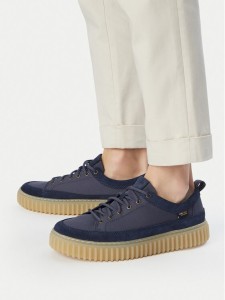 Clarks Sneakersy Torhill Lace 26186153 Granatowy