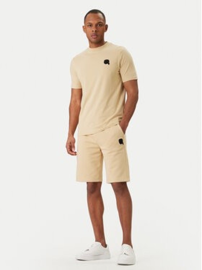 KARL LAGERFELD Szorty sportowe 705118 562900 Beżowy Loose Fit