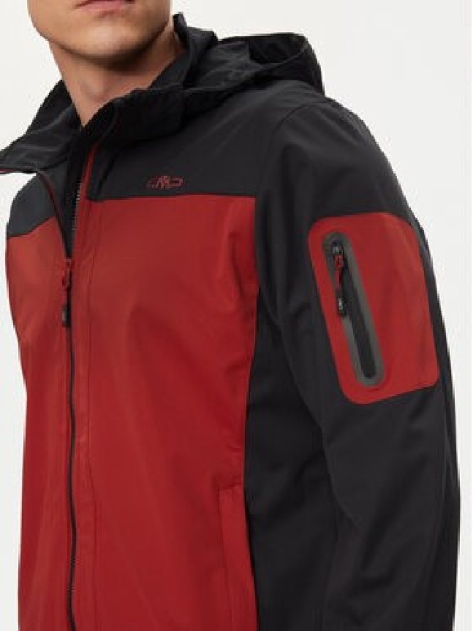 CMP Kurtka przeciwdeszczowa 39A5027 Szary Regular Fit