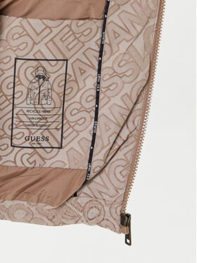 Guess Kurtka zimowa M5BL2D W2752 Beżowy Regular Fit