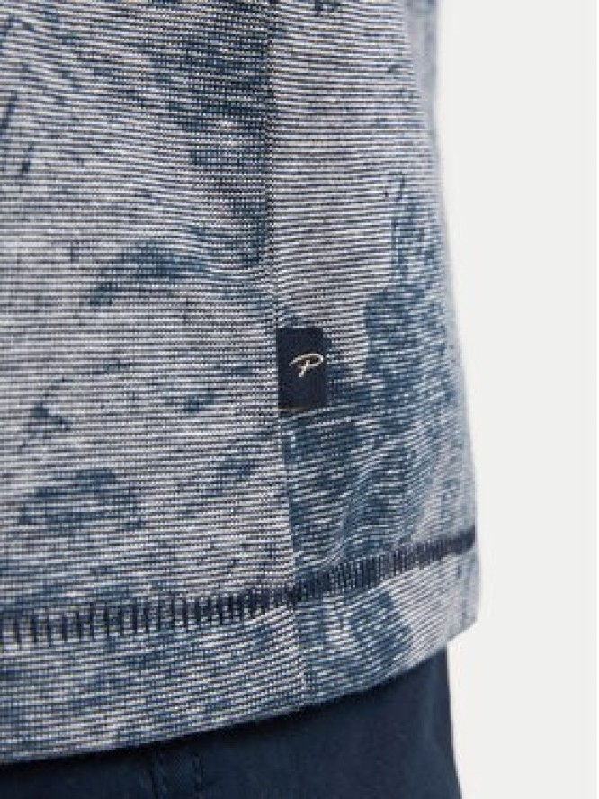 Petrol Industries T-Shirt M-1050-TSR650 Granatowy Regular Fit