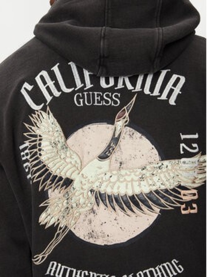 Guess Bluza M5RQ04 KC2B1 Czarny Regular Fit