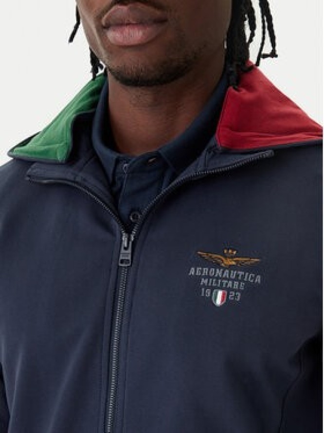 Aeronautica Militare Bluza 261FE2097UF00674 Granatowy Regular Fit