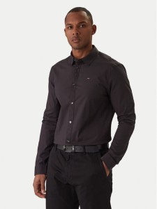 Tommy Jeans Koszula DM0DM04405 Czarny Slim Fit