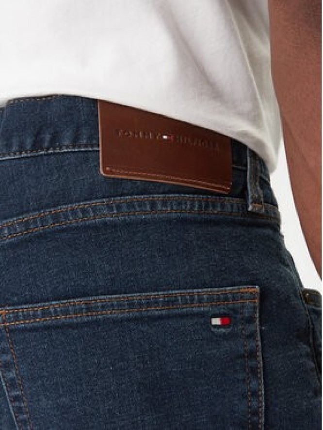 Tommy Hilfiger Jeansy Denton MW0MW41902 Granatowy Straight Fit