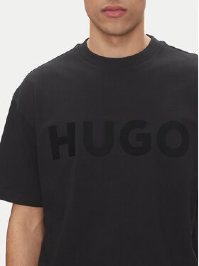 HUGO T-Shirt Dinkee 50525765 Czarny Oversize