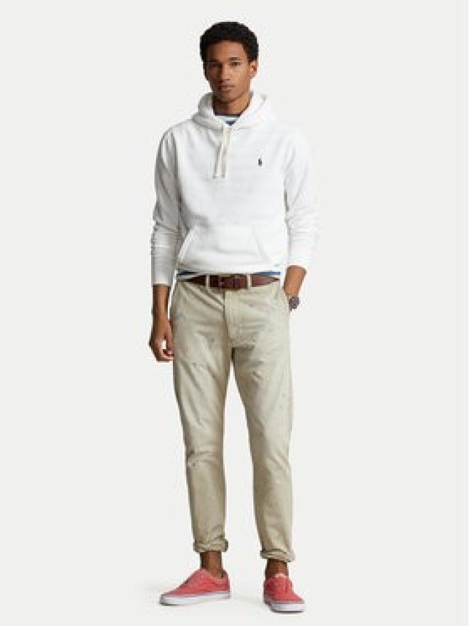 Polo Ralph Lauren Bluza Fleece 710766778009 Biały Regular Fit