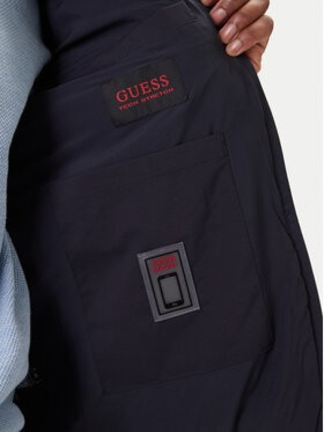 Guess Kurtka przejściowa M6RL10 WJ232 Granatowy Regular Fit