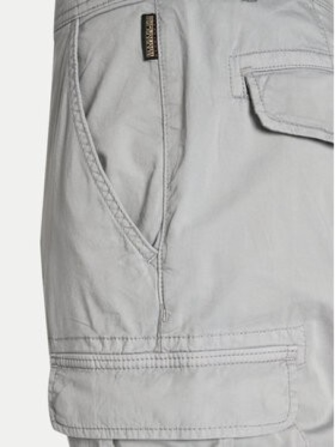 Napapijri Spodnie materiałowe NP0A4IDQH621 Szary Regular Fit