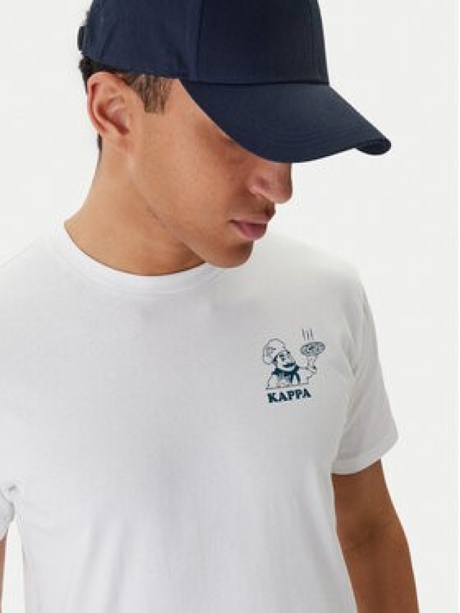 Kappa T-Shirt Ichico 37276JW Biały Regular Fit