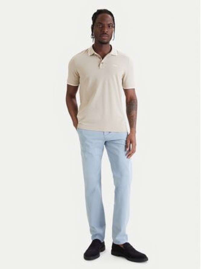 BOSS Chinosy 50510933 Błękitny Slim Fit