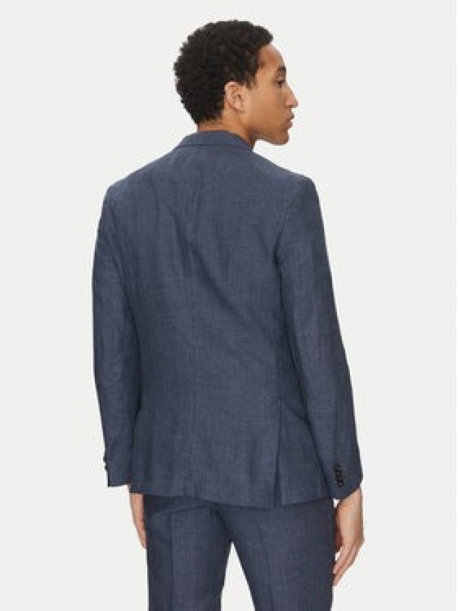 BOSS Garnitur C-Huge-Peak-252 50540764 Granatowy Slim Fit