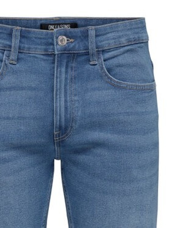 Only & Sons Szorty jeansowe Weft 22034527 Niebieski Regular Fit