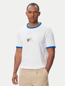 HUGO T-Shirt Nurangler 50566025 Biały Sharp Fit