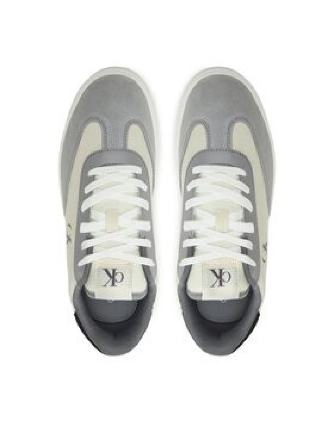 Calvin Klein Jeans Sneakersy Classic Cupsole Low Mix Mg YM0YM01169 Écru