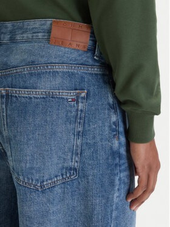 Tommy Jeans Szorty jeansowe Theo DM0DM22992 Niebieski Loose Fit