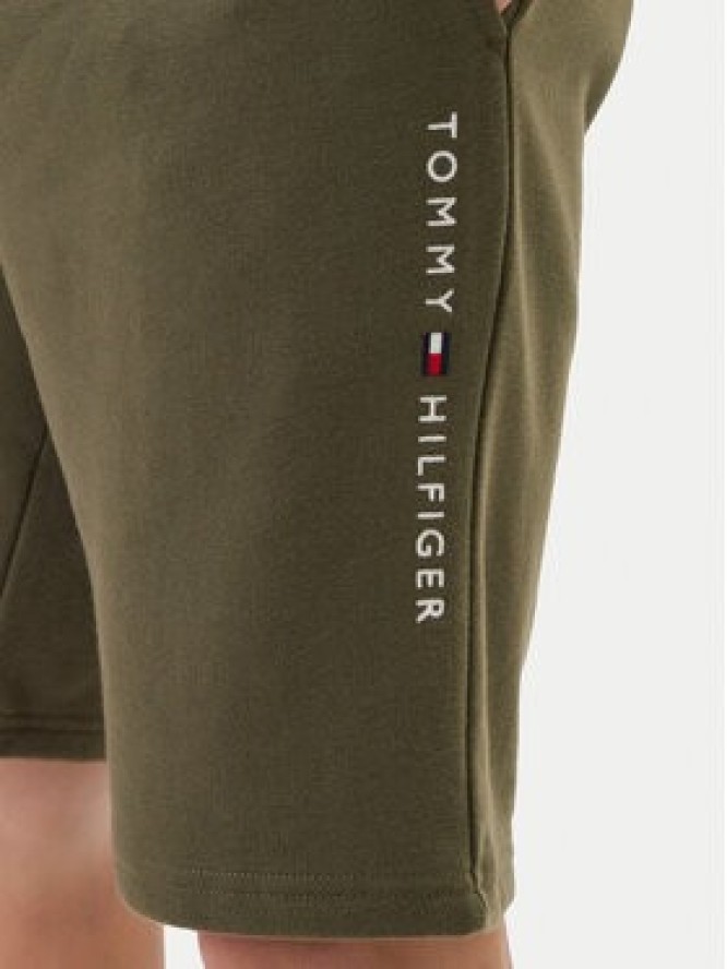 Tommy Hilfiger Szorty sportowe UM0UM03452 Zielony Regular Fit