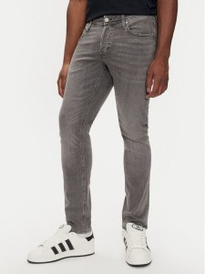 Jack & Jones Jeansy Glenn 12259935 Szary Slim Fit