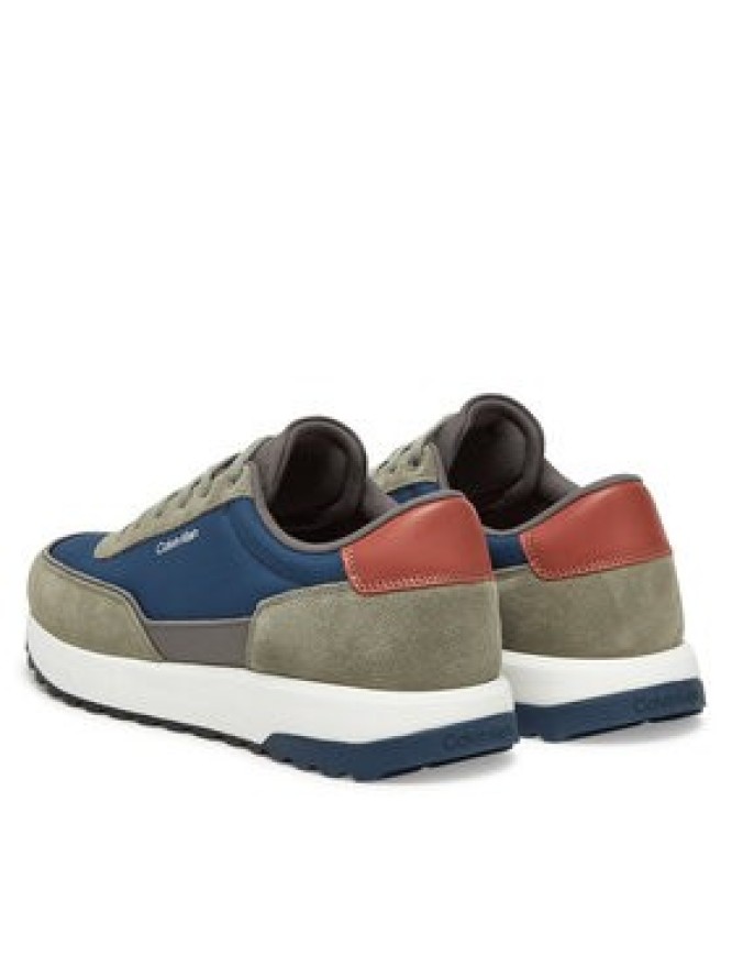 Calvin Klein Sneakersy Low Top Lace Up Repreve Mix HM0HM01714 Zielony