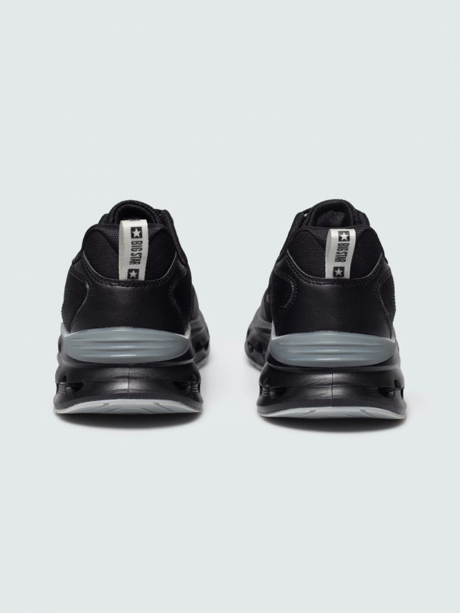 sneakersy męskie czarne rr174022 906